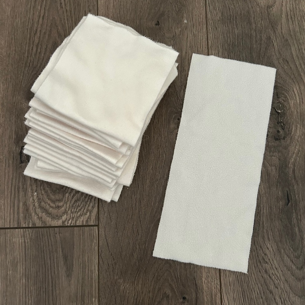 Esembly stay dry fleece liners for cloth diapers, set of 24